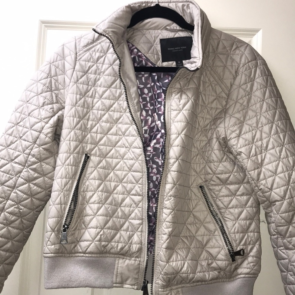 Tan bomber jacket